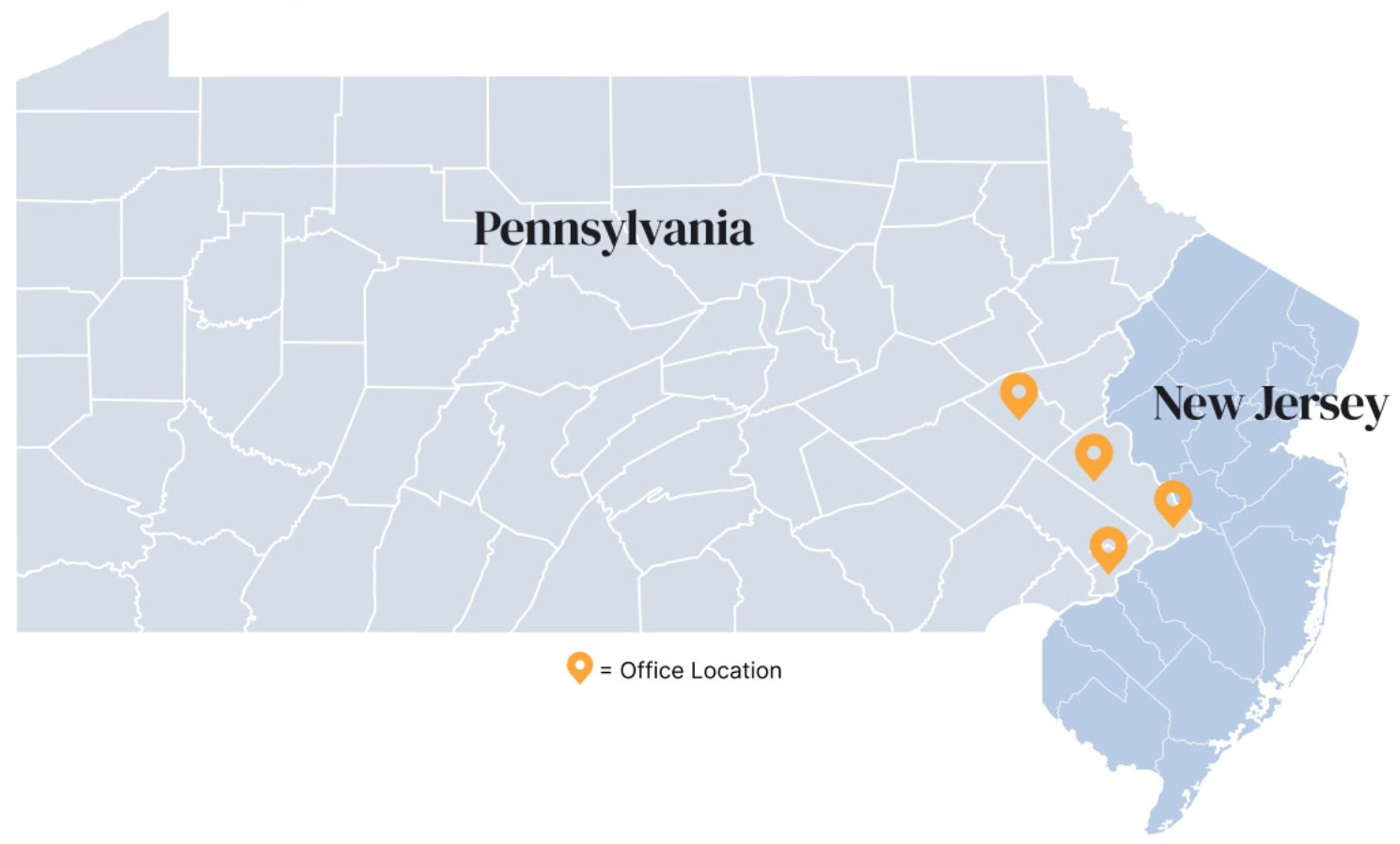 Pennsylvania & New Jersey